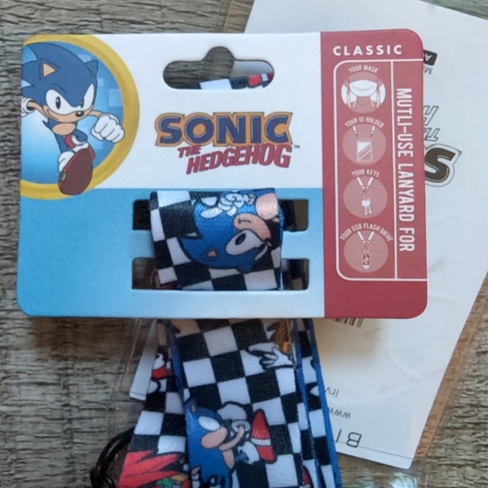 Sonic the Hedgehog officially licensed lanyard - brand new! - Picture 6 of 6